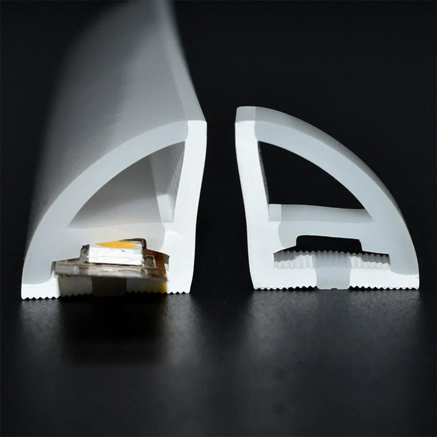 Seamless Corner-Mount LED Strip Light Industrial Style Silicone Lighting - Lamp Outdoor