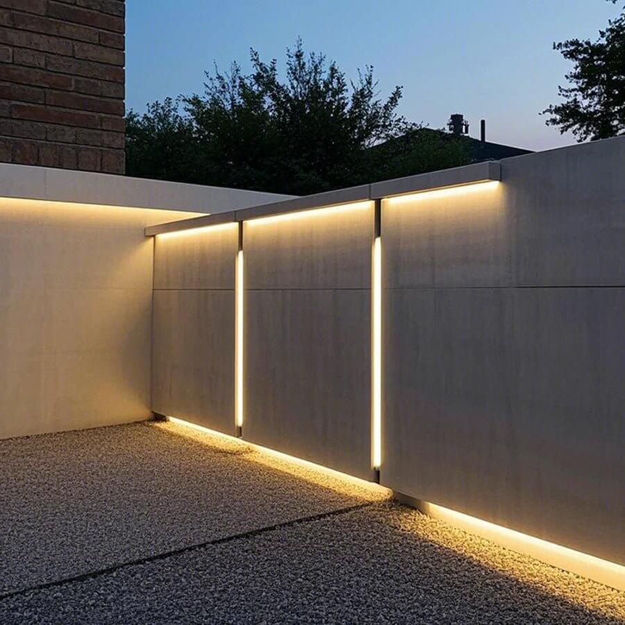 Seamless Corner-Mount LED Strip Light Industrial Style Silicone Lighting - Lamp Outdoor