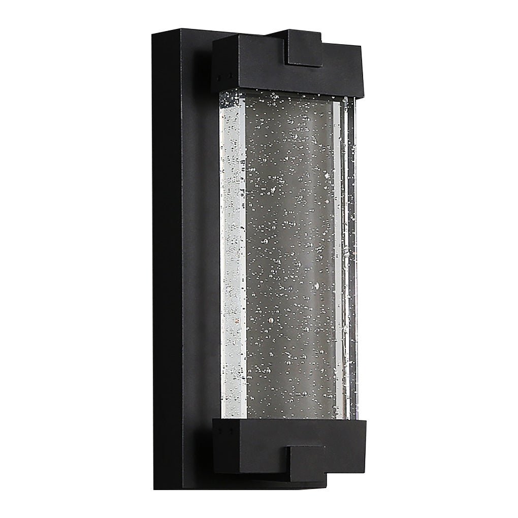 Rectangular Bubbles Crystal Waterproof COB Black Outdoor Wall Lights - Lamp Outdoor