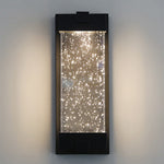 Rectangular Bubbles Crystal Waterproof COB Black Outdoor Wall Lights - Lamp Outdoor