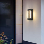 Rectangular Bubbles Crystal Waterproof COB Black Outdoor Wall Lights - Lamp Outdoor