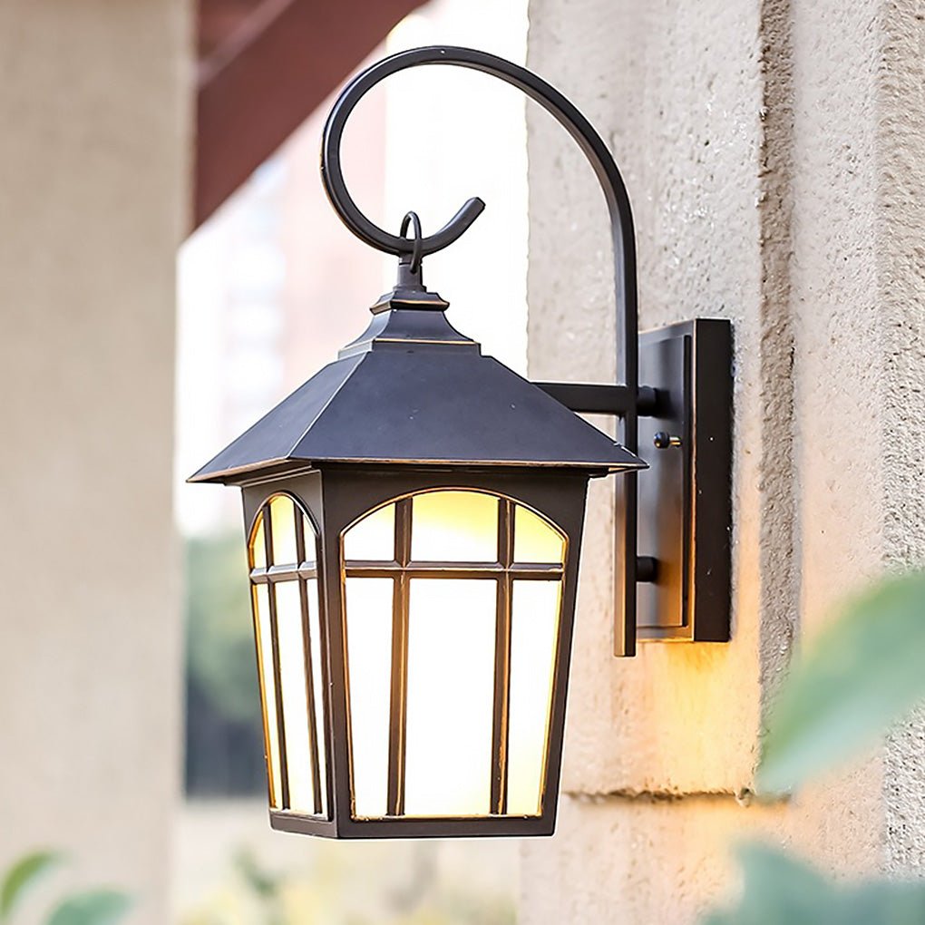 Retro Waterproof Iron Glass Modern Outdoor Wall Lights Wall Sconces Lighting - Lamp Outdoor