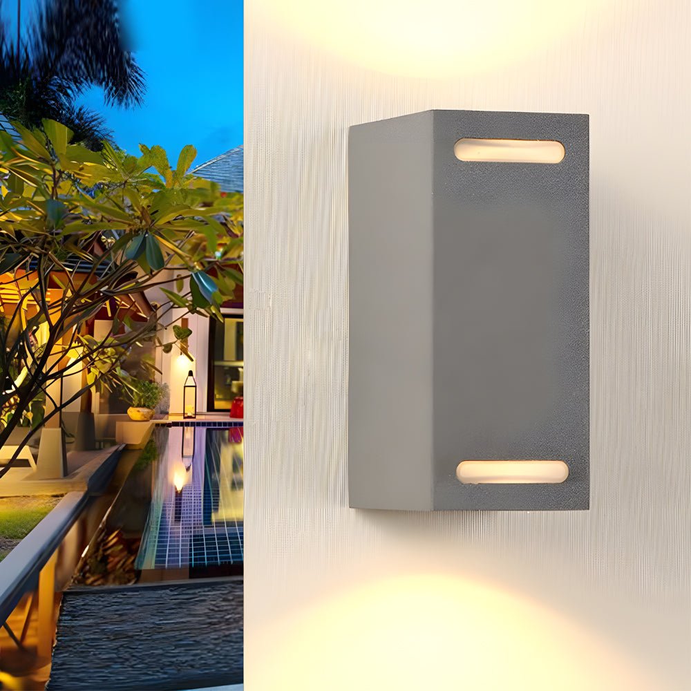 Simple Square Waterproof up and down Lighting LED Outdoor Wall Lights - Lamp Outdoor