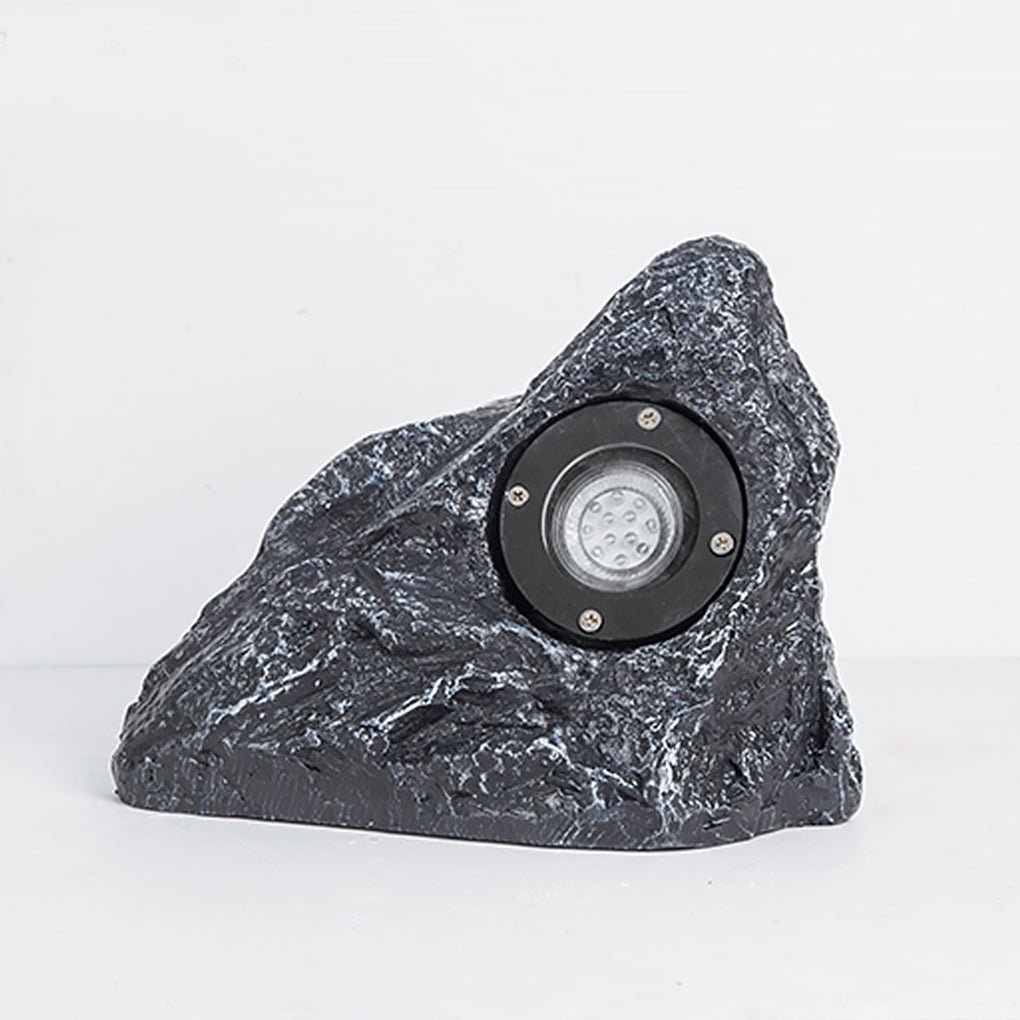 Resin Stone-Inspired Warm LED Garden Light Outdoor Illumination - Lamp Outdoor