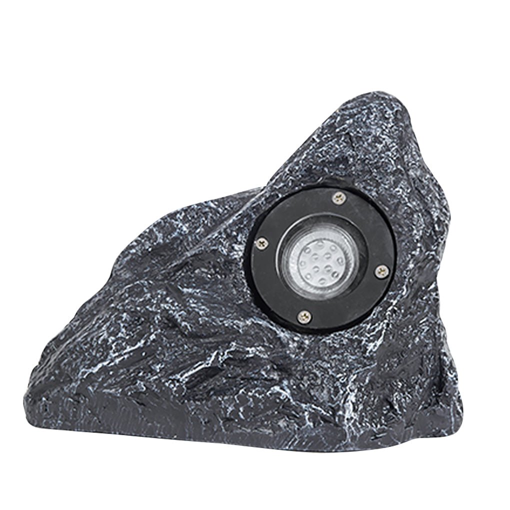 Resin Stone-Inspired Warm LED Garden Light Outdoor Illumination - Lamp Outdoor