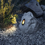 Resin Stone-Inspired Warm LED Garden Light Outdoor Illumination - Lamp Outdoor