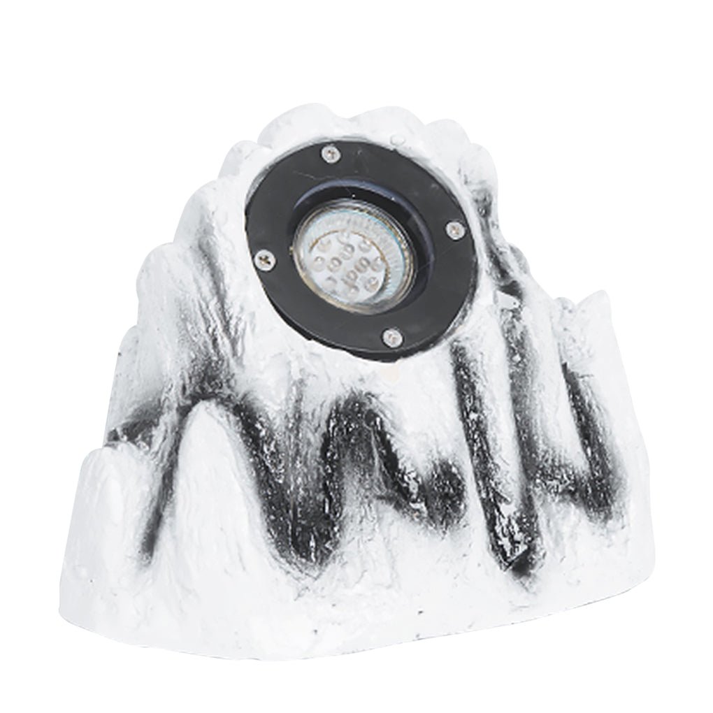 Resin Stone-Inspired Warm LED Garden Light Outdoor Illumination - Lamp Outdoor