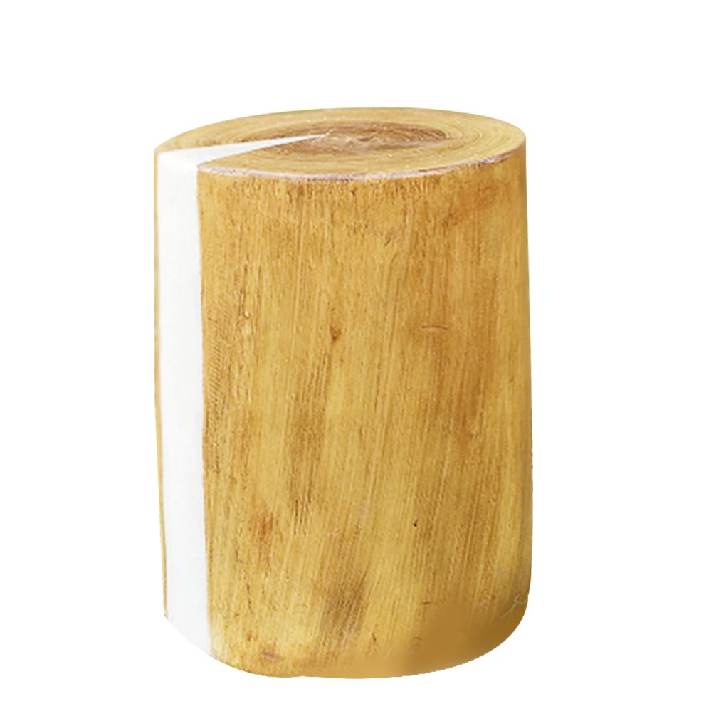 Realistic Tree Stump LED Outdoor Garden Lights - Cylindrical, Textured Design - Lamp Outdoor