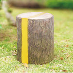 Realistic Tree Stump LED Outdoor Garden Lights - Cylindrical, Textured Design - Lamp Outdoor