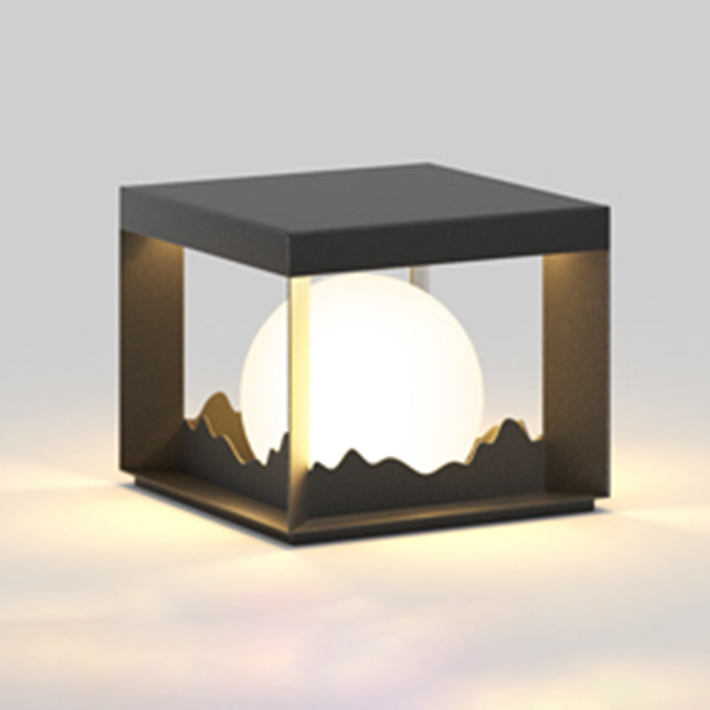 Ray Modern Mountain Metal Outdoor Lamp, Warm Light - Lamp Outdoor
