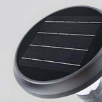 Sleek Black Solar LED Lawn Light Contemporary Outdoor Path Lighting - Lamp Outdoor
