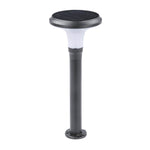 Sleek Black Solar LED Lawn Light Contemporary Outdoor Path Lighting - Lamp Outdoor