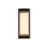 Sleek Dual-Directional Outdoor Wall Light with Modern Arc & Rectangular Designs - Lamp Outdoor
