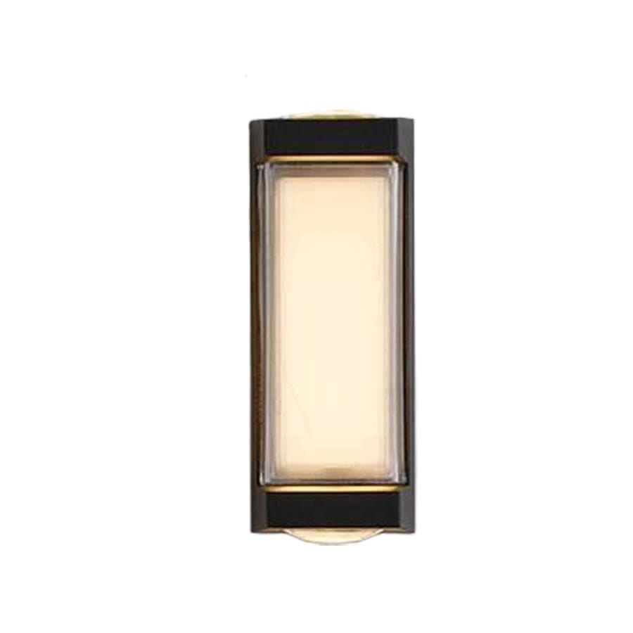 Sleek Dual-Directional Outdoor Wall Light with Modern Arc & Rectangular Designs - Lamp Outdoor