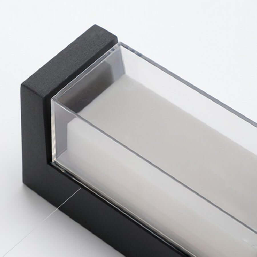 Sleek Dual-Directional Outdoor Wall Light with Modern Arc & Rectangular Designs - Lamp Outdoor