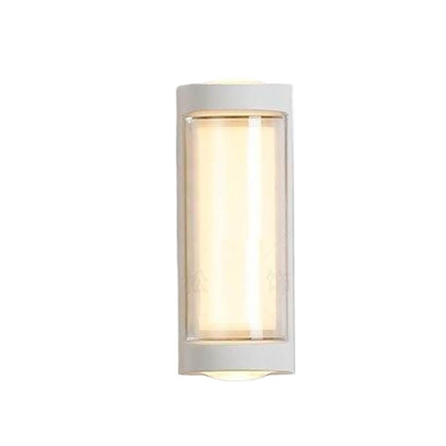 Sleek Dual-Directional Outdoor Wall Light with Modern Arc & Rectangular Designs - Lamp Outdoor