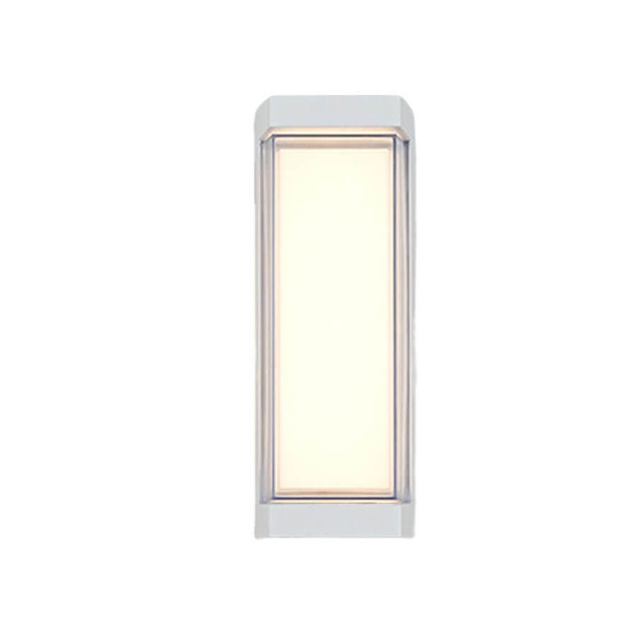 Sleek Dual-Directional Outdoor Wall Light with Modern Arc & Rectangular Designs - Lamp Outdoor