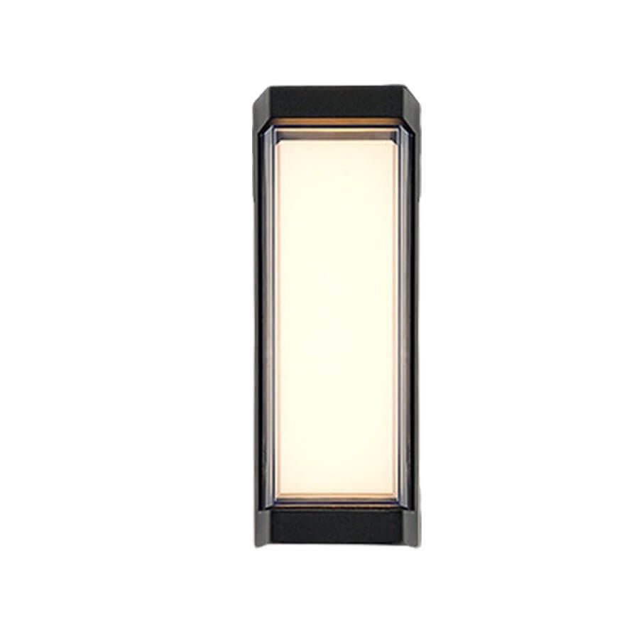Sleek Dual-Directional Outdoor Wall Light with Modern Arc & Rectangular Designs - Lamp Outdoor