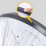 Sleek Solar LED Outdoor Landscape Post Pole Lights - Black Tapered Top - Lamp Outdoor