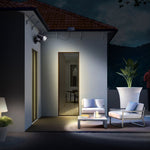 Solar Adjustable LED Outdoor Wall Lamp Wall Sconces Lighting Flood Light - Lamp Outdoor