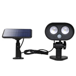 Solar Adjustable LED Outdoor Wall Lamp Wall Sconces Lighting Flood Light - Lamp Outdoor