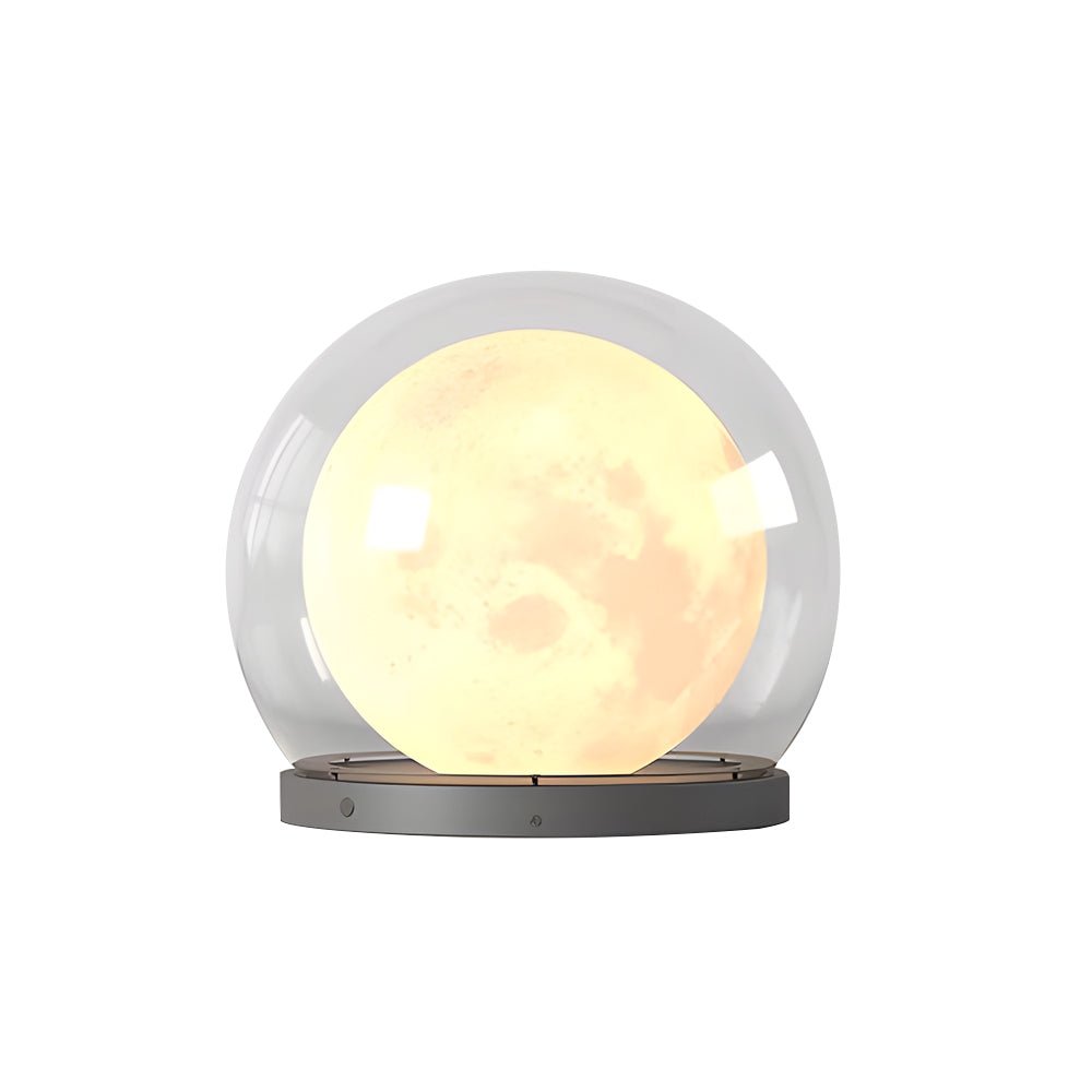 Solar Bubble Lunar Post Light Waterproof Globe Outdoor Lantern Gate Light Outdoor Lamp Landscape Light - Lamp Outdoor