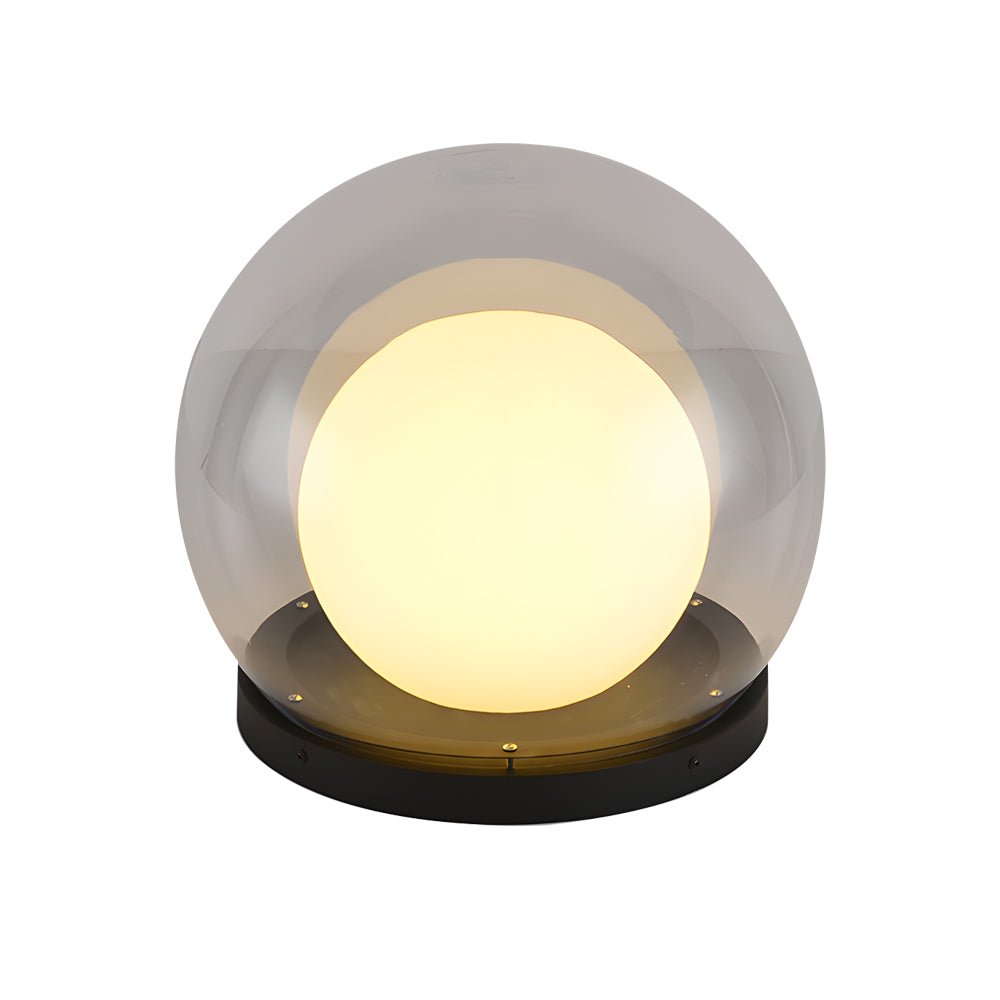 Solar Bubble Lunar Post Light Waterproof Globe Outdoor Lantern Gate Light Outdoor Lamp Landscape Light - Lamp Outdoor