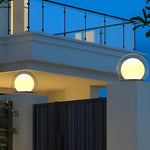 Solar Bubble Lunar Post Light Waterproof Globe Outdoor Lantern Gate Light Outdoor Lamp Landscape Light - Lamp Outdoor