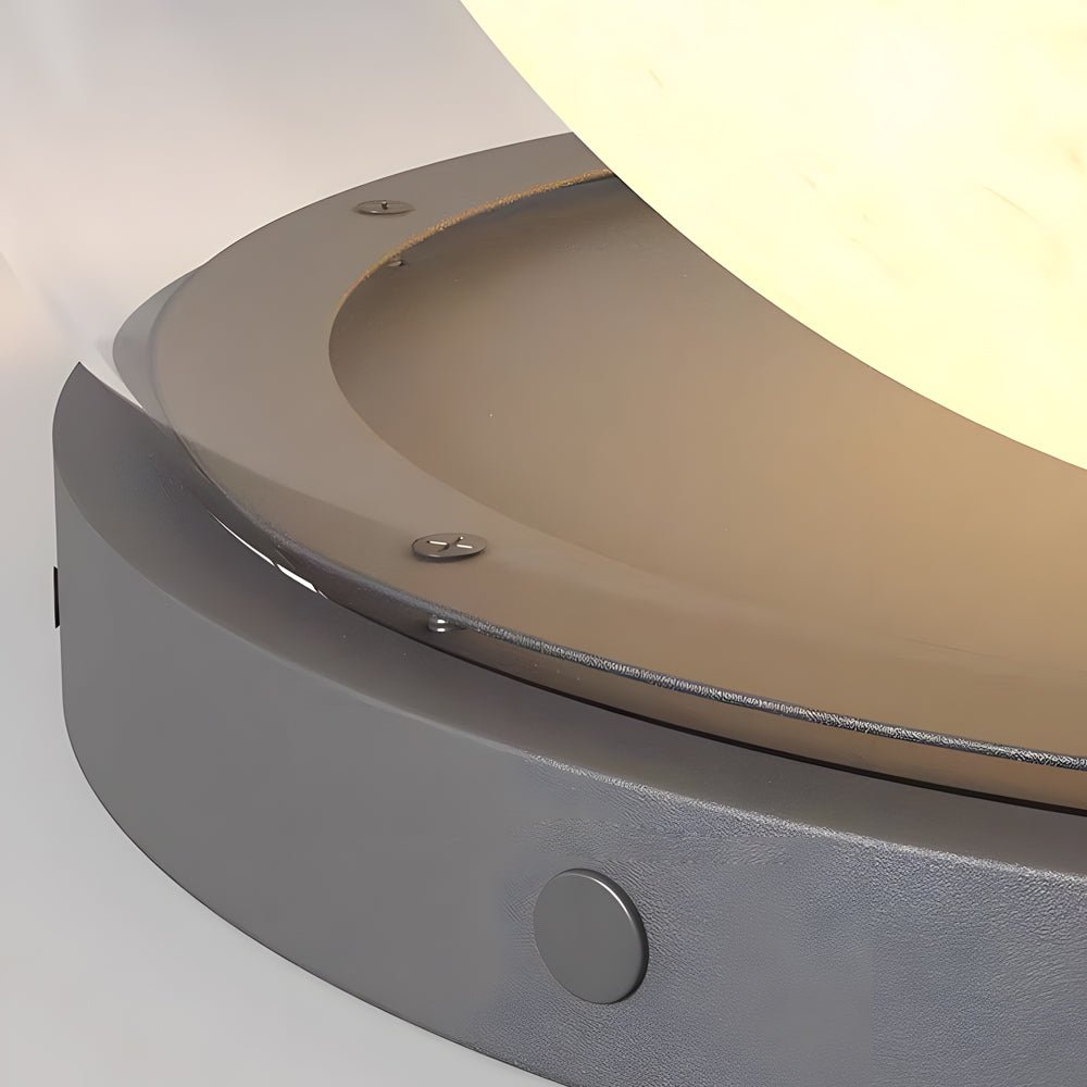 Solar Bubble Lunar Post Light Waterproof Globe Outdoor Lantern Gate Light Outdoor Lamp Landscape Light - Lamp Outdoor