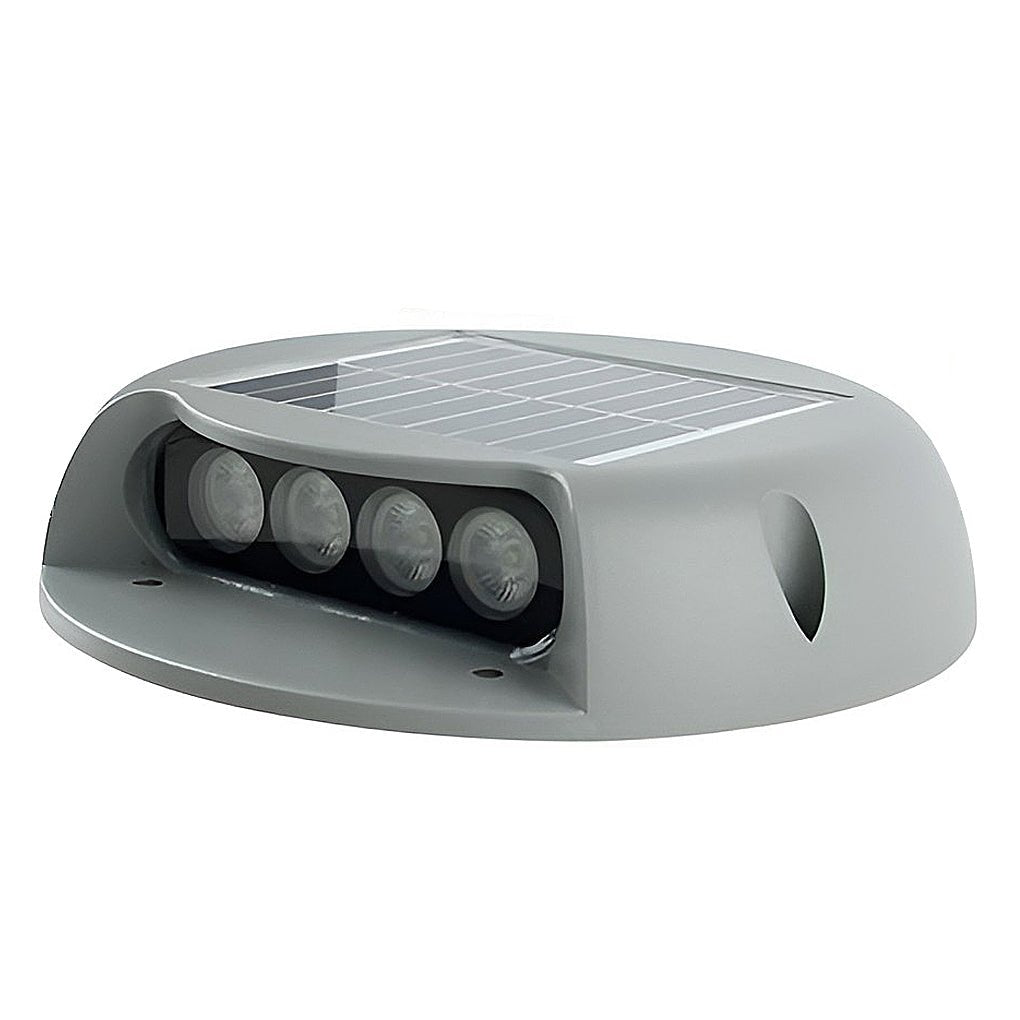 Wall Protected Flush Mount-On-Step Lights Solar LED Stairway Landscape Lighting - Lamp Outdoor