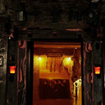 Solar Energy LED Outdoor Wall Lamp Flame Light Wall Sconce Lighting Wall Lights - Lamp Outdoor