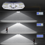 Solar Energy Wall Lamp Motion Sensor LED Outdoor Wall Sconces Lighting - Lamp Outdoor