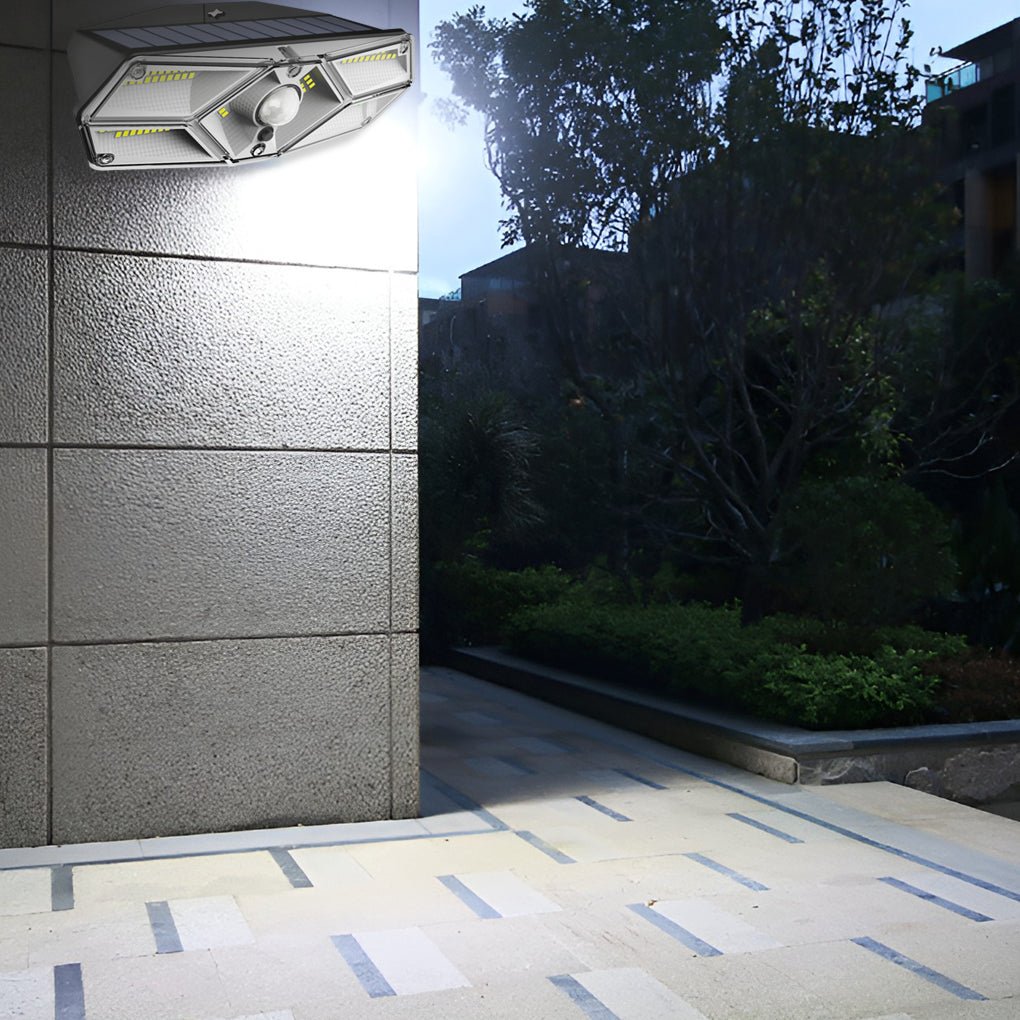 Solar Energy Wall Lamp Motion Sensor LED Outdoor Wall Sconces Lighting - Lamp Outdoor