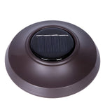 Solar Glass & Metal Stake Lawn Lights LED Retro Modern Waterproof Lighting - Lamp Outdoor