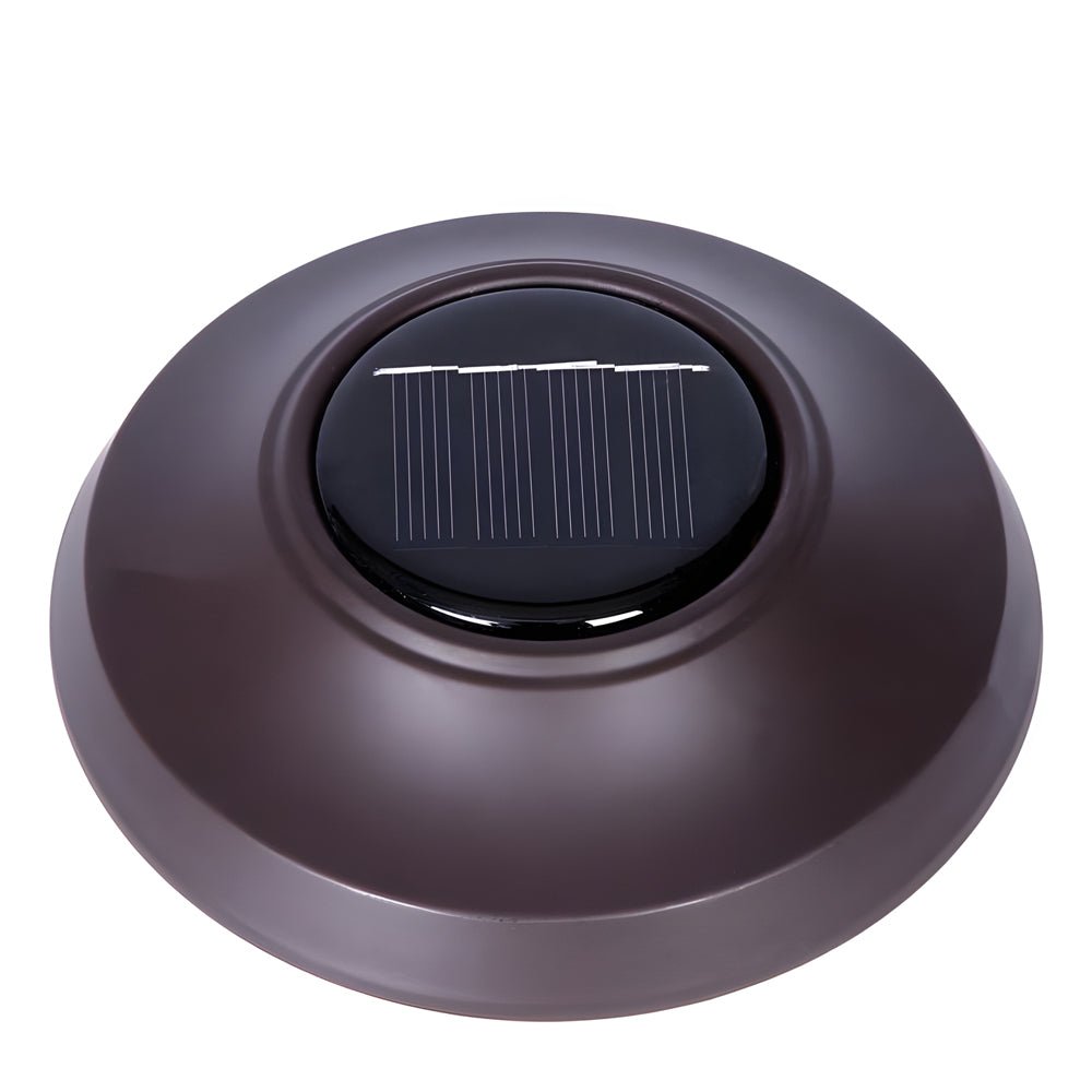 Solar Glass & Metal Stake Lawn Lights LED Retro Modern Waterproof Lighting - Lamp Outdoor