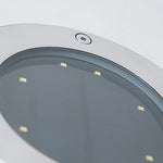 LED Waterproof Ground Dish Lights with Solar Top and Side Emitting Design - Lamp Outdoor