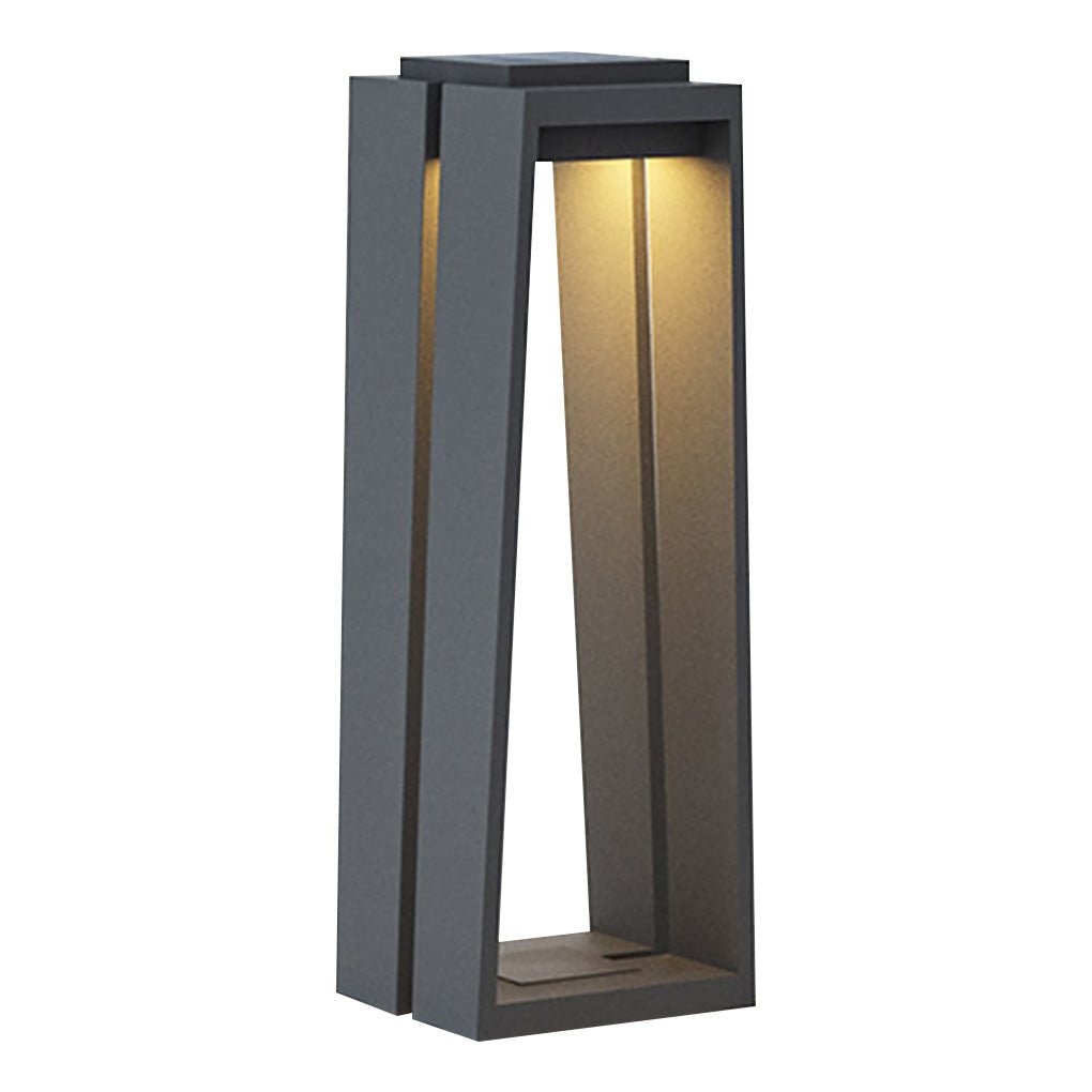 Minimalist Trapezoid Solar Light Waterproof LED Outdoor Illumination - Lamp Outdoor
