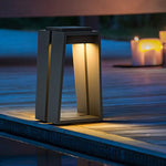 Minimalist Trapezoid Solar Light Waterproof LED Outdoor Illumination - Lamp Outdoor