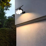 Solar Motion Security Light 3-Head Outdoor LED Wall Fixture with Motion Sensor - Lamp Outdoor