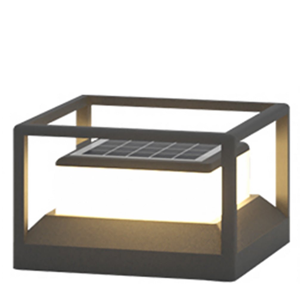 Solar Outdoor Courtyard Fence Post Light Waterproof LED Landscape Lighting - Lamp Outdoor