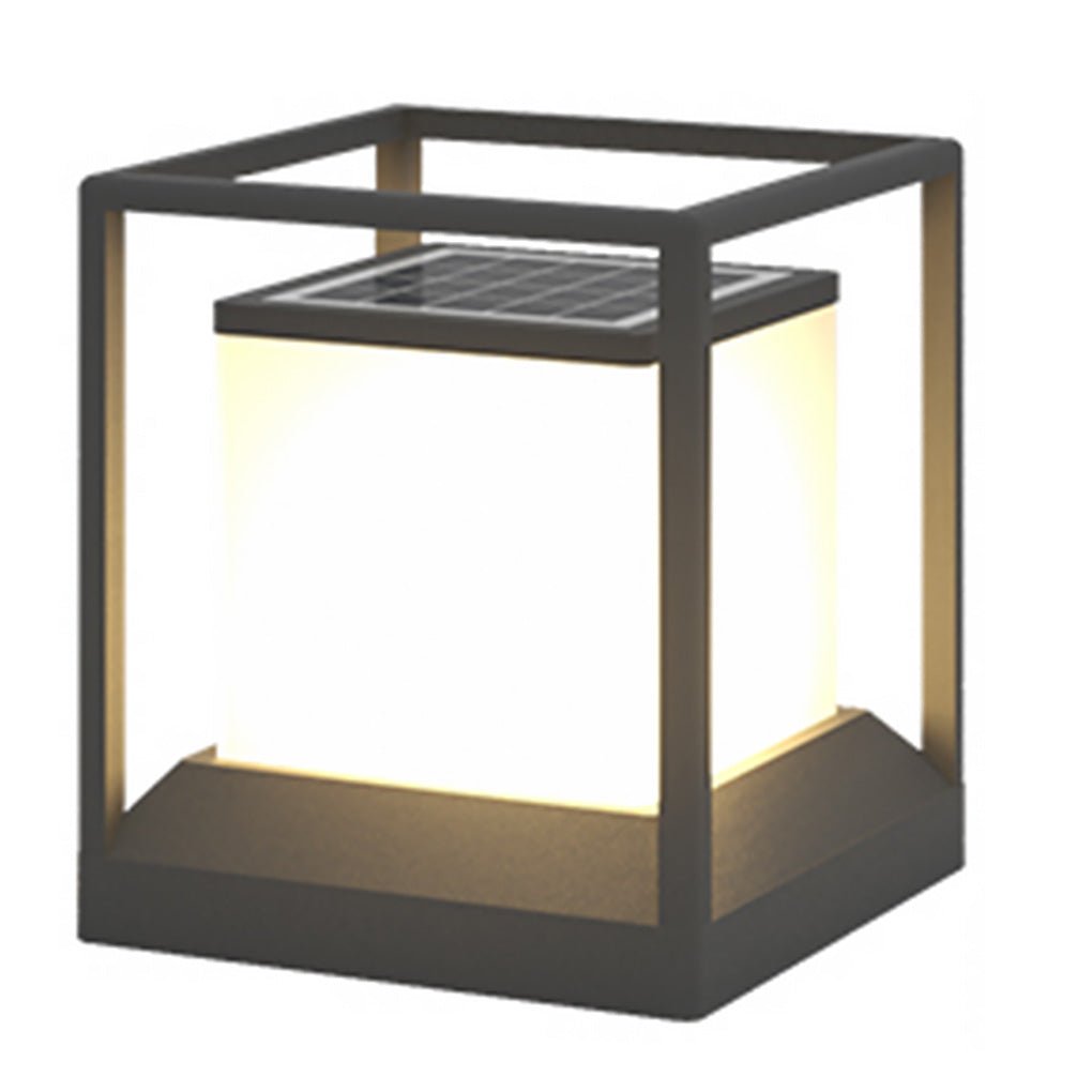 Solar Outdoor Courtyard Fence Post Light Waterproof LED Landscape Lighting - Lamp Outdoor