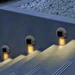 Solar Outdoor Light Waterproof Stairs Garden Decoration Wall Lamp Step Lights - Lamp Outdoor