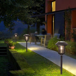 Durable Solar Outdoor Lights with Stainless Steel and Glass - Lamp Outdoor