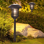 Durable Solar Outdoor Lights with Stainless Steel and Glass - Lamp Outdoor