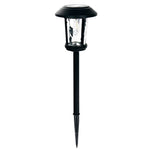 Elegant LED Solar Post Lights with Water Glass Lens - Lamp Outdoor