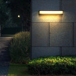 Contemporary Rectangle Weatherproof Stainless Steel Outdoor Wall Light - Lamp Outdoor