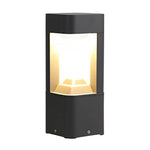 Triple-Side Emitting Solar LED Garden Bollard Lights Heart Design & Weatherproof - Lamp Outdoor