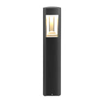 Triple-Side Emitting Solar LED Garden Bollard Lights Heart Design & Weatherproof - Lamp Outdoor