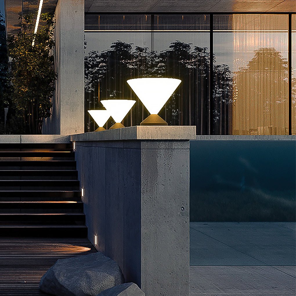 Solar Outdoor Waterproof Post Lights for Courtyard Landscape Decorative Lighting - Lamp Outdoor