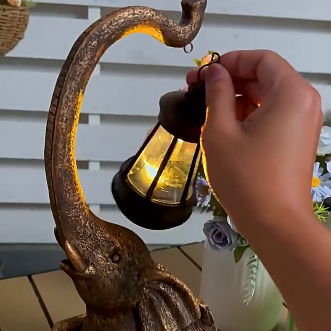 Resin Garden Solar Animal Lights - Lamp Outdoor